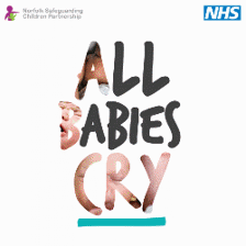 All babies cry graphic suggesting to speak to someone if you need help. Find more detailed information below.