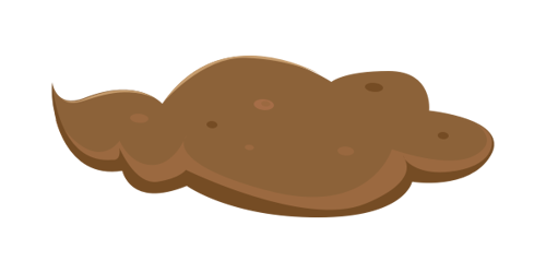 Poo 6 - Soft poo with fluffy edges