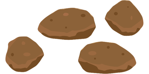 Poo 5 - Soft brown blobs with clear cut edges